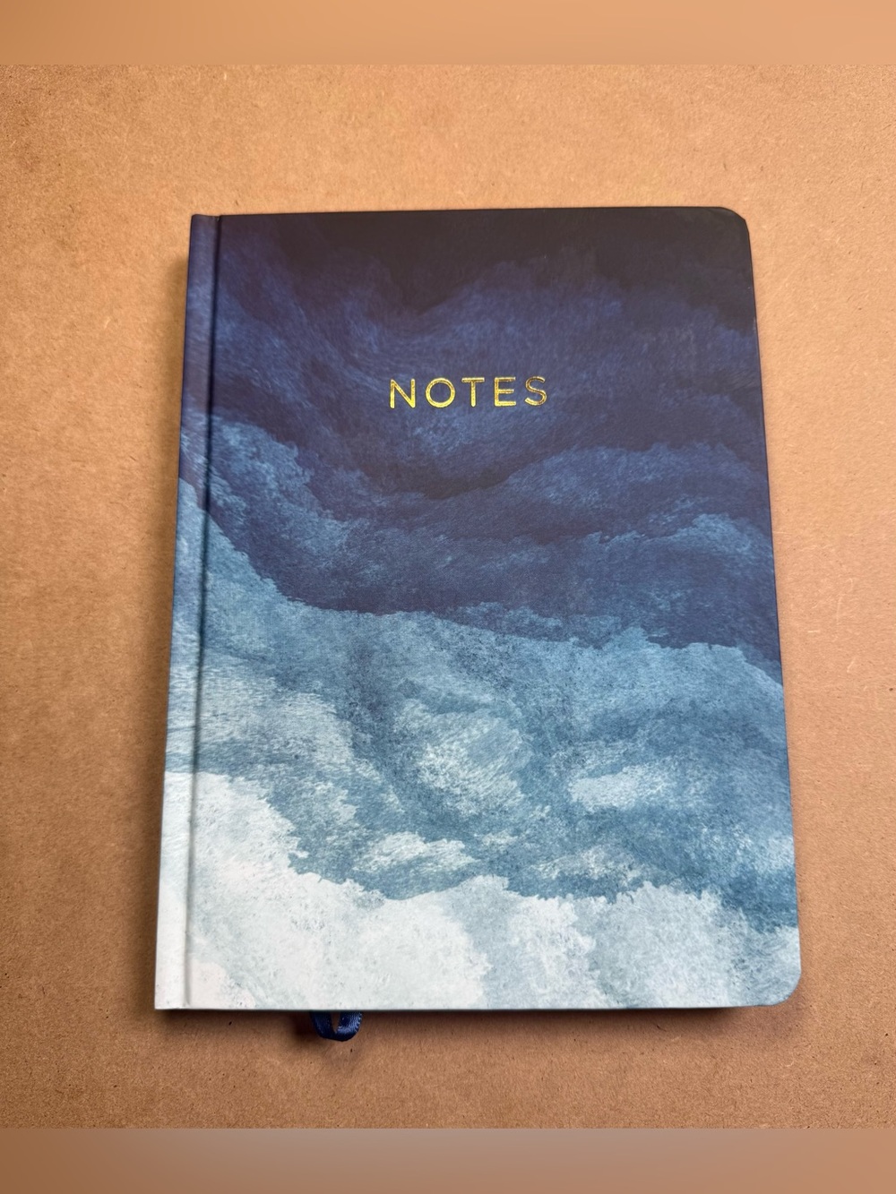 Threshold Blue Watercolor 240 Sheets College Ruled Journal Hard Cover Notebook